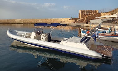 Hire 34' Cobra Royal in Chania Old Port