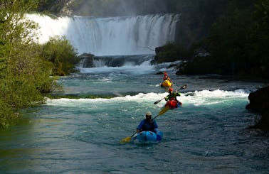 Guided Day Packrafting Experience on Zrmanja River