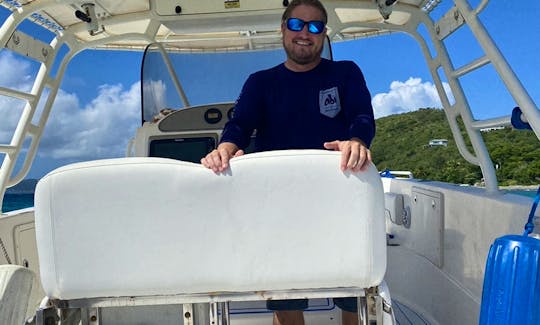 Center Console Powerboat in St. John