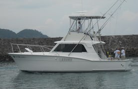 36' Hatteras Sport Fishing Boat for Charter in Jaco, Costa Rica