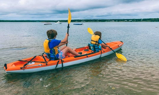 Single Sit-On-Top Kayak Rental and Tour in Oak Bluffs