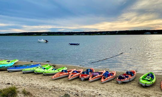 Single Sit-On-Top Kayak Rental and Tour in Oak Bluffs