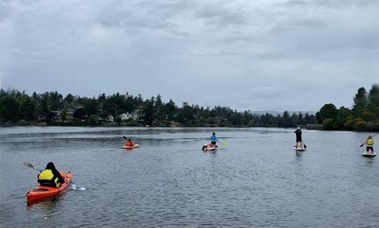 Kayak Rental on the beautiful lakes of Victoria, British Columbia