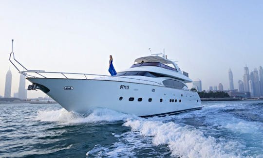 84' VIP Luxury Yacht Experience in Dubai, United Arab Emirates