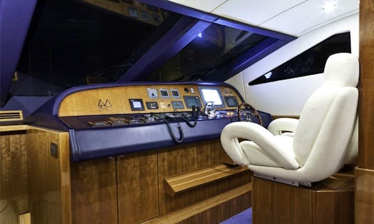 Luxury Montefino 78 available for charter in Palma, Spain