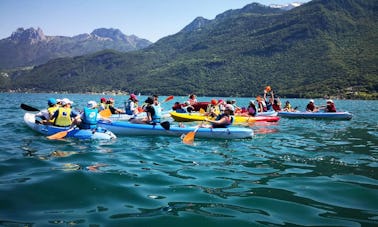 Rent a Giant Paddle Kayak for 7 / 10 personnes at Doussard