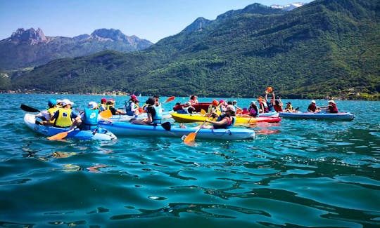 Rent a Giant Paddle Kayak for 7 / 10 personnes at Doussard