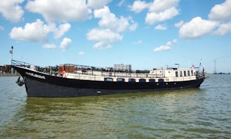 Charter 92ft ''Sailboa'' Passenger Boat in Amsterdam, North Holland
