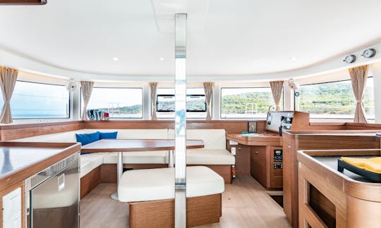 Lagoon 42 Cruising Catamaran Charter for 12 People from Furnari, Sicilia