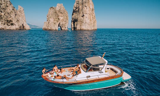 Motor Boat Gozzo Jeranto 950 Cabin in Sorrento, Italy