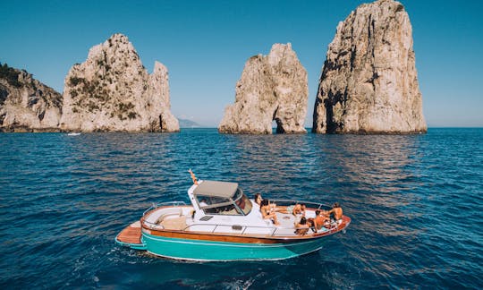 Motor Boat Gozzo Jeranto 950 Cabin in Sorrento, Italy