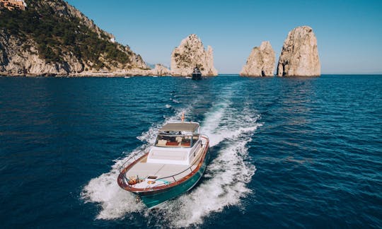 Motor Boat Gozzo Jeranto 950 Cabin in Sorrento, Italy