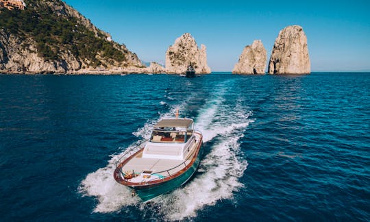 Motor Boat Gozzo Jeranto 950 Cabin in Sorrento, Italy