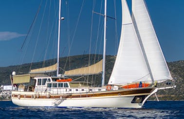79ft Sailing Gulet Ready To Cruise You Around Corfu - Greece