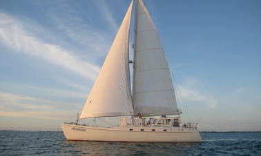 50' Chris White Design, Cruising Catamaran rental in beautiful Ponce Inlet Florida.