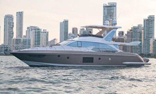 Incredible Azimut 64' Luxury Yacht for Aventure Charter in Colombia!!