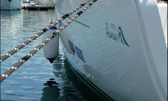 「ミス・マリン」Hanse 575セーリング・ヨット・チャーター（クロアチア、カシュテル・ゴミリカ）