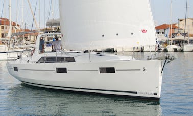 Oceanis 41 Sailing Yacht Charter in Lefkada, Greece