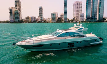 Stunning Azimut 62' Luxury Adventure Yacht for Charter in Colombia