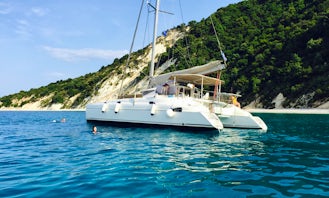 Piedra Del Sol: Fountaine Pajot Athena 38 Sailing Catamaran in Lefkada