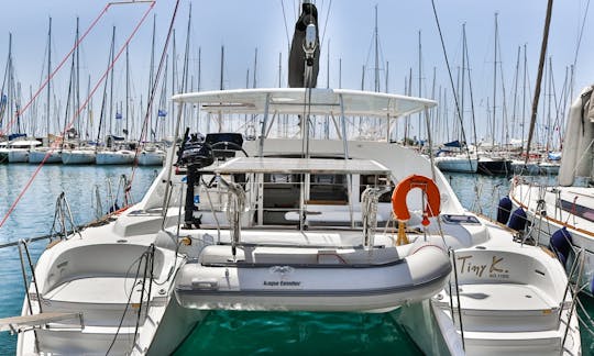 Stunning Lagoon 380 Cruising Catamaran Charter in Alimos