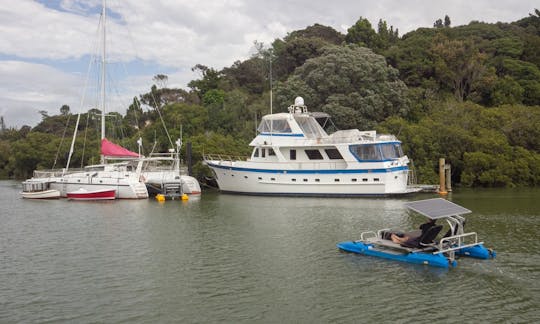 Incredible Silent Electric Boat Rental for Cruising the Kerikeri River, NZ