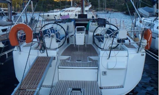 Jeanneau Sun Odyssey 409 ( 2015 / 8 pax ) comfort yacht from Kos to sail Aegean islands, Greece