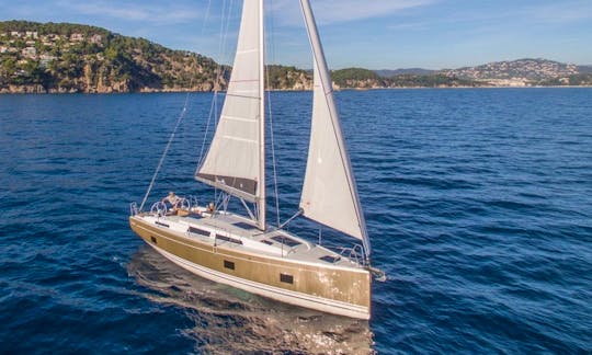 Start Your Year Cruising The Greek Islands with Hanse 418 Sailing Yacht Charter in Lavrio