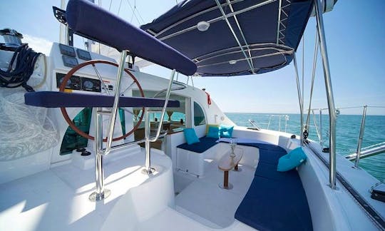 Relax on a Lagoon 380 as You Cruise the Waters of Alimos, Greece