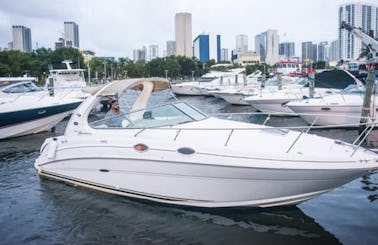 Luxury 31' Sea Ray Sundancer Motor Yacht for 8 People in Miami, Florida!