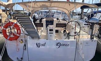 Charter the 44ft "Sail Dance" Sun Odyssey 440 Sailing Yacht in Nettuno