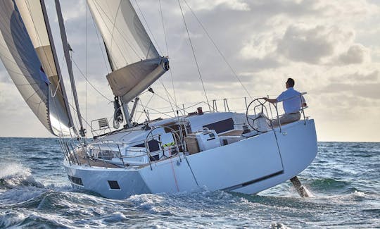 Charter the 49ft "Sventola" Sun Odyssey 490 Sailing Yacht in Nettuno