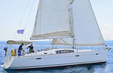 Explore Greek Islands aboard Oceanis 43 Sailing Yacht in Alimos