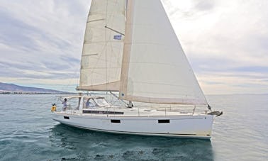 Oceanis 48 Sailing Yacht Charter for 10 in Alimos, Greece