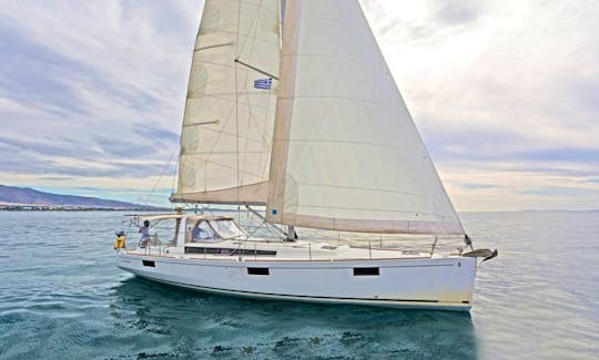 Oceanis 48 Sailing Yacht Charter for 10 in Alimos, Greece