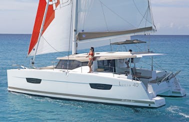 Charter a 2020 Lucia 40 for Up to 8 People in Mikonos, Greece
