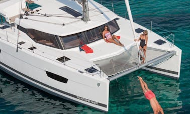 2020 Lucia 40 Bareboat Charter for 4 Couples in Rhodes, Greece