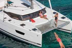 2020 Lucia 40 Bareboat Charter for 4 Couples in Rhodes, Greece