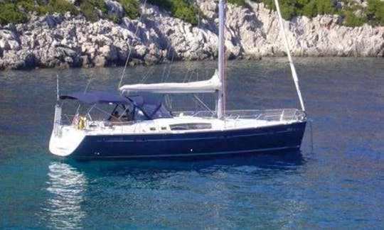 Travel in Style with Oceanis 46 Sailboat from Sami, Greece!