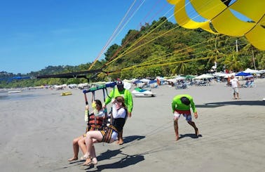 Exciting Parasailing Experience at Manuel Antonio Beach in Costa Rica!