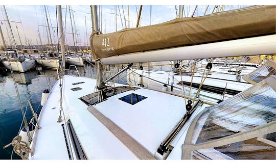 2018 Dufour 412 Grand Large Sailing Yacht Rental in Rogoznica, Croatia