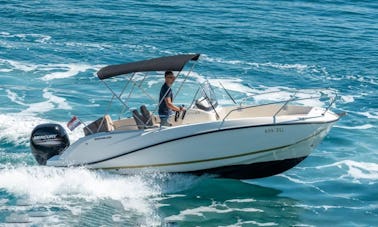 Quicksilver 605 Activ Open Powerboat for Rent in Croatia! Free delivery to Split and Trogir!