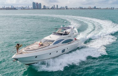 Rent a Luxury Yachting Experience! 68' Azimut in Miami Beach, Florida