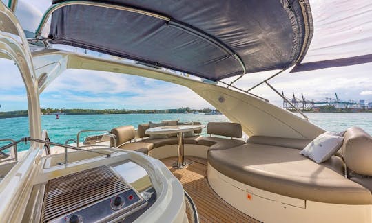  Miami Luxury Yacht Charter on 68' Azimut! Cruise, Party, and Explore Hot Spots!