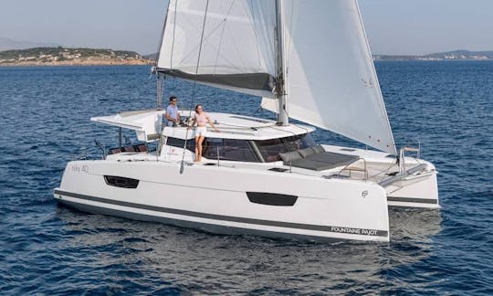 Skiathos / Volos Greece, Catamaran,  Fountaine Pajot 40 ISLA  2021 