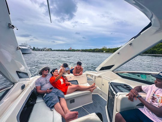 Visit the Fort Lauderdale or Haulover Sandbar with Monterey 328ss Bowrider