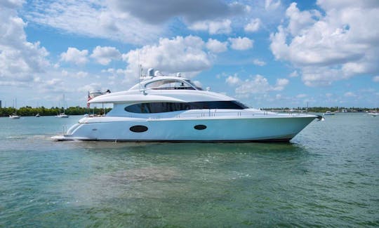 Prestige & Luxury – 84′ Lazzara Power Mega Yacht For Charter in Miami