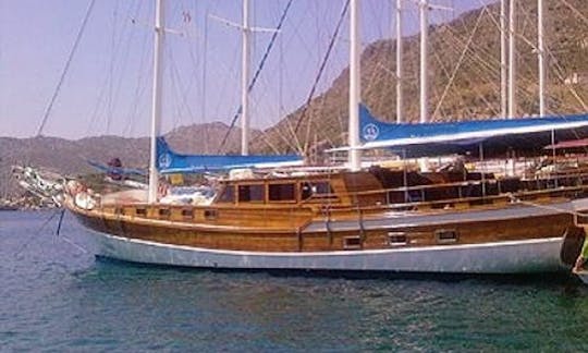 C. TANER この素晴らしいデラックスガレットヨットは長さ25.m、16人乗りです