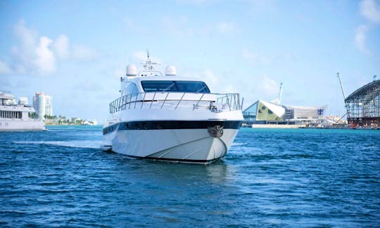 Magnificent 72’ Mangusta Luxury Motor Yacht in Miami