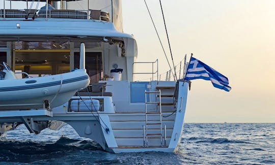 Crewed Charter on S/CAT Meliti Lagoon 560 Cruising Catamaran in Alimos, Greece